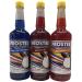 Snow Cone Syrup Shaved Ice Bottles (3-Pack) | Blue Raspberry Orange and Cherry | 3 X 1 Liter Bottles | Makes up to 96 Snow Cones.