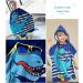 Supgomax Hooded Bathing Poncho for Kids - Cartoon Dinosaur Towel Absorbent Beach & Shower Towel Perfect for Swim & Bath Time - Buy Online on GoSupps.com