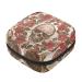 Menstruation pad bag with zipper women's napkin bag tampons collective bags for women and girls (retro-dead head roses)