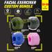 Jawzrsize Athletic Bundle Jaw Enhancer - Reduce Stress & Cravings - Facial Exercise - Pop N Go & Custom Fit - Pink, Blue, Green - Buy Online on GoSupps.com
