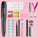 Subay Electric Nail Drill with Tips and Case, Nail Rhinestones and Picker Dotting Pen, Acrylic Nail Clipper and Cuticle Trimmer Pusher, Nail Brush, Manicure Pedicure Tools for Acrylic Gel Dipped Nails
