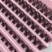 Bransfy 120 Pcs D Curl Cluster Lashes for Natural Look DIY Eyelash Extensions - Soft & Comfortable - Reusable - B01-0.07 D 8-16mm - Buy Online on GoSupps.com