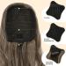 FESHFEN Ash Brown 18 Curly Wavy Drawstring Ponytail Hair Extension - Synthetic Hairpiece for Women - Buy Online on GoSupps.com