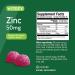 Zinc 50MG Gummies for Immune Support - Adults & Teens - 60 Count 2 Pack - Vegan & Gluten Free - Buy Online on GoSupps.com