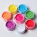 Moon Glow Neon UV Pigment Powder - Orange & Yellow Cosmetic Eyeshadow | 8-Piece Set for Face Eyes & Body - International Shipping Available - Buy Online on GoSupps.com