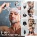 MAXGROOM 5-in-1 Waterproof Head Shaver for Bald Men - LED Display USB Rechargeable Travel Pouch | Ultimate Grooming Tool - Buy Online on GoSupps.com