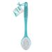 Freeman Gentle Bristle Bath Brush - Soft & Stiff Shower Bristles - Long Rubber Handle - Exfoliates Skin for Back & Body - Stimulates Blood Circulation - 1 Count - Buy Online on GoSupps.com