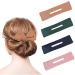 Tukeva 4 pieces hair knot maker hair bun maker hair knot maker french hair knot hair knot maker french butt hair band hairdry