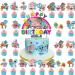 37pcs The Amazing World of Gumball Party Supplies Include 1pcs Big Cake Topper and 36pcs Cupcake Toppers for Gumball Birthday Party Cupcake Decorations.
