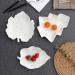 Porcelain Plate Bowls and Saucers Creative Leaf Fish Shape Fashion Cute Cake Dish Ceramic Dessert Sushi Snack Plate Kitchen Tableware White Porcelain Dinner Plate (Color : C) (Color : D) - Buy Online on GoSupps.com