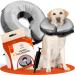 Pfotengut inflatable dogs breaker crane incl. Air pump - improved neck crauses for dogs & cats 2023 - Premium dog collar - protective collar dog - leak protection dog