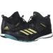 adidas Crazyflight X Mid Volleyball Shoe 8 - Unisex, Core Black/Gold Met/Icey Blue - Buy Online on GoSupps.com