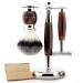 Jag Shaving Set for Men - Double-Edged Safety Razor Brush Stand Bowl & Leather Case - Premium Grooming Kit - Buy Online on GoSupps.com
