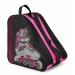FOUUA Roller Skate Bag - Unisex Ice Skate Bag with Adjustable Shoulder Strap - Breathable Oxford Cloth Skating Shoes Storage Bag Without Unpleasant Smell Roller Skate Accessories Pink