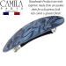 Camila Paris CP2984 Handmade Oval Blue French Hair Barrette Clip for Women - Strong Hold Grip, No Slip Closure - Durable Styling Hair Accessories from France - Buy Online on GoSupps.com