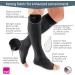 Buy Mediven Plus Calf High Compression Stockings for Men & Women - 30-40 mmHg Open Toe - Buy Online on GoSupps.com