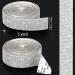Sparkling Self Adhesive Rhinestone Strips - Silver Diamond Bling Crystal Ribbon Sticker Wrap - 2mm Rhinestones - DIY Craft, Car, Phone, Christmas Decoration - 1.06 Inch x 3 Yards - Buy Online on GoSupps.com