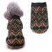 Idepet pet cat dog sweater winter dog coat jacket vest warm pet sweater pullover clothes for kitten roll cats and dogs l black