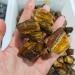 Natural Quartz Crystal Natural Tiger Eye Gravel Rough Stone Raw Stone Specimen Irregular Crystal Home Decor Home Office Decor ningxiao (Size : 500g)
