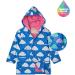 Hatley Girls' Colour Changing Raincoat - Cheerful Clouds | Size 5 Years - Buy Online on GoSupps.com