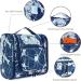 Blue Lotus Large Travel Hanging Toiletry Wash Bag for Women | Makeup Cosmetic Organizer - Buy Online on GoSupps.com