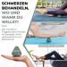 Chirogun Trigger Point Presser | Suction Cup & Bag | Self-Massage for Neck Back & Shoulder Pain Relief | Digital Instructions | Deep Tissue Massage Ball - Nordic Green - Buy Online on GoSupps.com