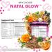 Natal Glow Methylated Prenatal Vitamins for Women Folate Omega 3 Vitamins A B12 C D3 E K2 Iron Riboflavin Biotin Choline Calcium Iodine Magnesium Zinc Selenium Copper Manganese by Clean Nutra - Buy Online on GoSupps.com