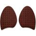 FLEXZENSE Anti-Sliding Closed Toe Pads - Supportive Cushioning, Reduce Foot Slip - 1 Pair (Saddle Brown) - Buy Online on GoSupps.com