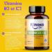 Kinoko Life Vitamin D3 K2 | 200 Liquid Capsules with Omega 9 and Olive Extravergin Oil Vitamin D3 2000 IU and Vitamin K2 MK7 | Adult Vitamin | Vitamin D3 | Vitamin K2 - Buy Online on GoSupps.com