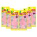 Little Trees Kit of 6 Arbre Magique Bubble Gum Perfumed Air Freshener Super Long Lasting Scent for Car Home Office etc
