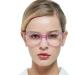 OCCI CHIARI 3.0 Clear Reading Glasses for Women - Stylish Purple Readers | International Shipping Available - Buy Online on GoSupps.com