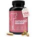 Balumed Omega 3 capsules for dogs - 150 x 1 000 mg - high -dose - Support for brain healthy skin + active heart - anti -aging - 30% DHA and EPA