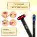 GLO24K 6-IN-1 Beauty Therapy Wand for the Face Eyes and Neck I Based on Dual LED Light Therapy Thermal Vibration and Micro-Current Technologies I Award Winning for Best Product - Buy Online on GoSupps.com