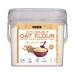 Weider Gourmet Oat Flour. Wholemeal Oatmeal. Protein Source with Low Sugar Content. Neutral Flavor (1.9 kg) NATURAL 1.9 KG