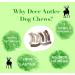 Deer Valley Dog Chews (Large Single 6-7 Inches Long) Ideal for Dogs Over 45 lbs - High Grade Naturally Shed Deer Antler for Aggressive Chewers (Jouet Pour Chien) - Buy Online on GoSupps.com
