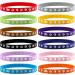 Buy Molain 12-Piece Adjustable Puppy Neck Bands - ID Neck Straps for Small Dogs & Cats - Colorful Identification Bands for Kittens & Puppies (30cm) - Buy Online on GoSupps.com