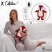K Collection Fox Design 3D Novelty Hot Water Bottle - Removable Plush Cover - Natural Rubber - Corduroy HWB - Buy Online on GoSupps.com