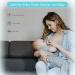 Electric Hands-Free Breast Pump | 2 Modes & 9 Levels | LCD Display | Rechargeable | Low Noise | Portable | 21mm/24mm Flanges | Blue (2PCS) - Buy Online on GoSupps.com