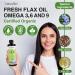 NaturalSlim Flaxseed Oil Liquid Fresh Taste Flax Oil Organic Cold Pressed & High in Omega 3 6 9 Fatty Acid Flax Seed Supplement for Healthy Cells Hair Skin & Nails - Fresh Taste 16 fl. Oz. - Buy Online on GoSupps.com