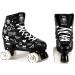 Epic Skates Womens Luv Quad Roller Skates - Black/White - Size US 7/EU 37.5 - Buy Online on GoSupps.com