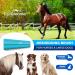 Equigroomer Large 9 Grooming Tool for Horses - Turquoise | Shed Less with Getaway Solids - International Shipping Available - Buy Online on GoSupps.com