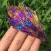 Home Decoration Natural Crystal 1 Piece of 30g Quartz Crystal Rainbow Titanium Cluster SpecimenPower Stone Crystal - Buy Online on GoSupps.com