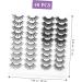DRESSOOS 20 Pairs Artificial False Eyelashes Make up Kit Beauty Eyelashes Lash Kit Cosmetics False Eyelashes Fans Volume False Eyelash Natural False Eyelashes Makeup Tools 3d Lengthen - Buy Online on GoSupps.com