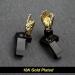 Stinger Novelty Finger Sight Set - 45 Degree Gloss Gold Iron Sights for Picatinny Rail and Weaver | Front and Rear BUIS Set - Buy Online on GoSupps.com