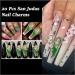 20Pcs San Judas Nail Charms - 3D Nail Diamonds Art Decorations for Acrylic Nails | Rhinestones Gold Charms for Women and Girls - Buy Online on GoSupps.com