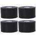 Gatuida Bandes de Cou Jetables Noires pour Salon de Coiffure Papier Couvrant le Cou Extensible Auto-Adh sif 100 Pi ces Protection Professionnelle pour Coupe Coloration et Soins