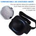 PAGOW 3Pcs 3D Adult Eye Patches - Adjustable Eyepatch for Lazy Eye - Black Grey Blue - Left Eye - Buy Online on GoSupps.com