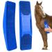 Tuofang 6-in-1 horse brush massage comb for horses horse brushes for cleaning multifunctional horse grooming brush brushes horses root brush (blue)