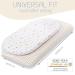 Premium Oeko-Tex Cotton Stroller Mattress Cover - Mimadu Fitty Bed Sheet in Curry Gray (78x36/80x40 cm) - International Shipping Available - Buy Online on GoSupps.com