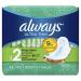 Always Ultra Thin Size 2 Super Pads With Wings Unscented 16 Count